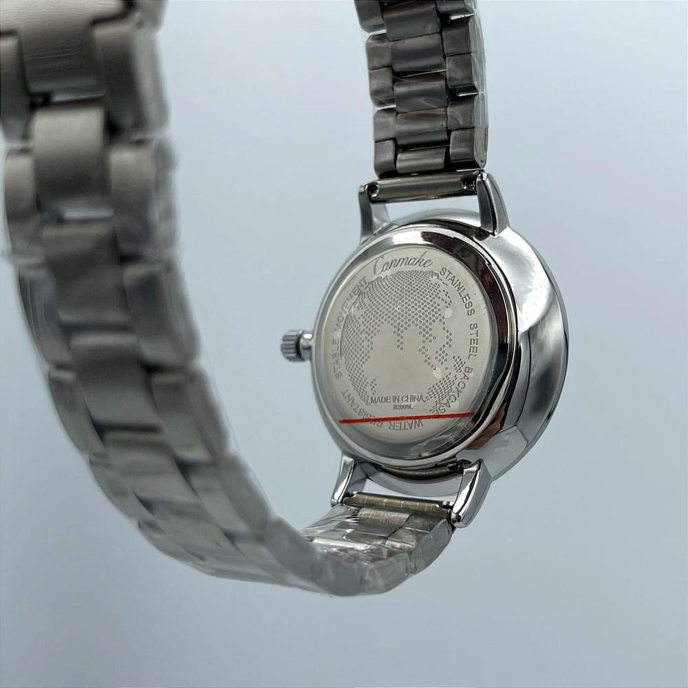Elegant Women’s Stainless Steel Quartz Watch  Water Resistant 12-Hour