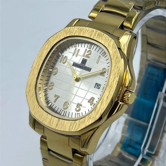Premium Men’s Stainless Steel Quartz Watch  Water Resistant