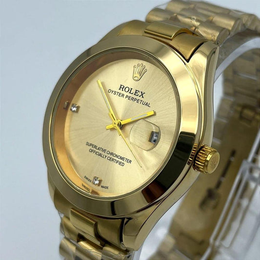 Men’s Stainless Steel Quartz Watch  Water Resistant Analog