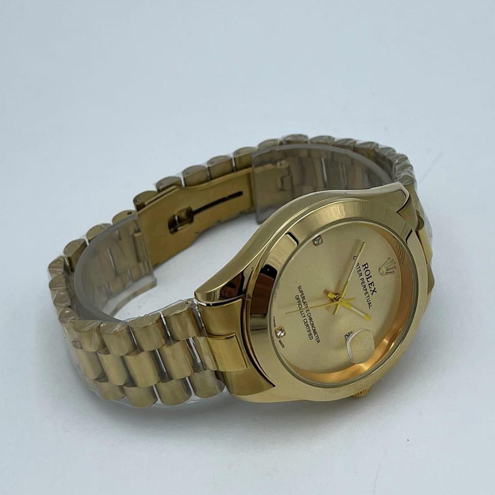 Men’s Stainless Steel Quartz Watch  Water Resistant Analog