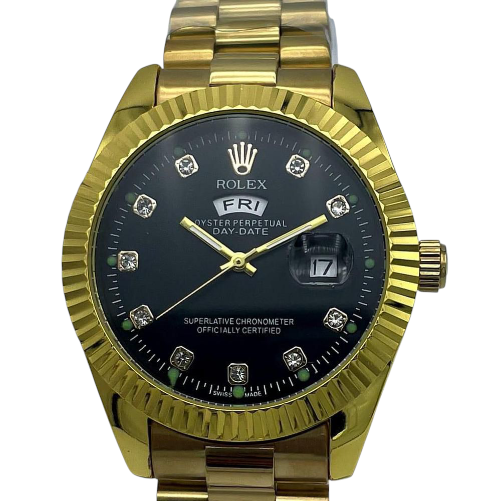 Men’s Stainless Steel Quartz Watch  Water Resistant Classic Analog