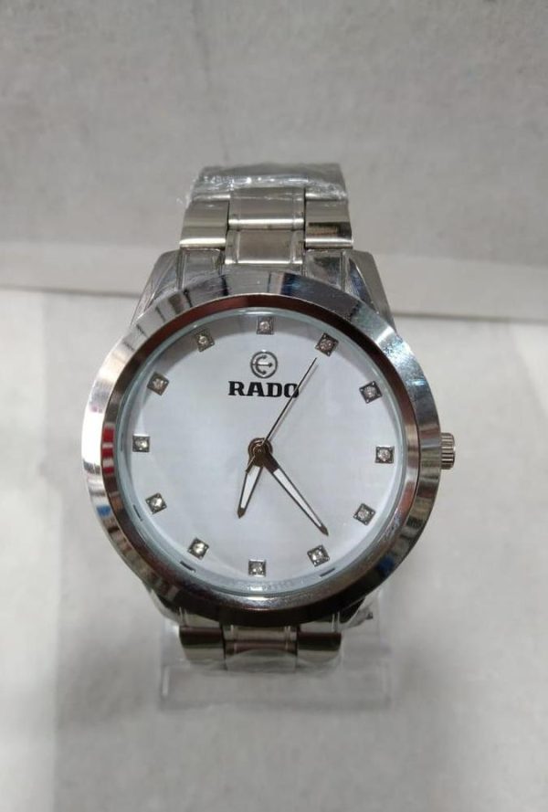 Rado Men’s Formal Wrist Watch with Stainless Steel Chain