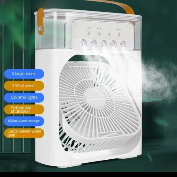 Evaporated air cooler fan