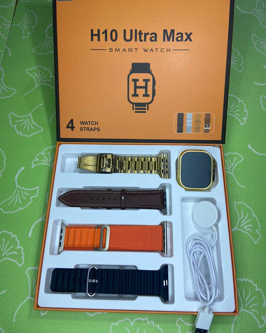 H10 Ultra Max Smart Watch  High Quality 4-in-1 Combo