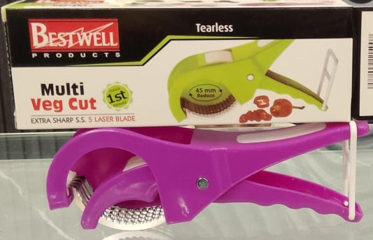 Multi Veg Cutter  5 Blade Vegetable & Fruits Cutter & Slicer