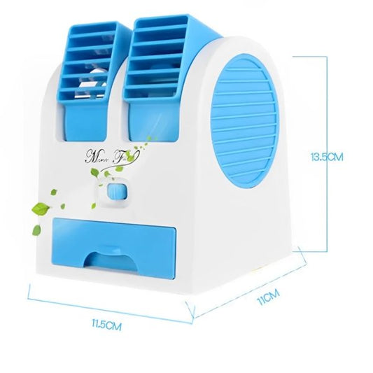 Portable Mini AC Air Cooler – USB & Battery Operated