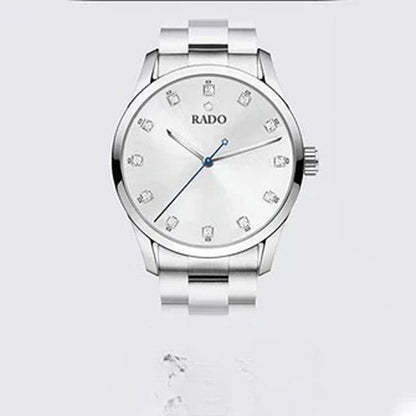 Rado Men’s Formal Wrist Watch with Stainless Steel Chain