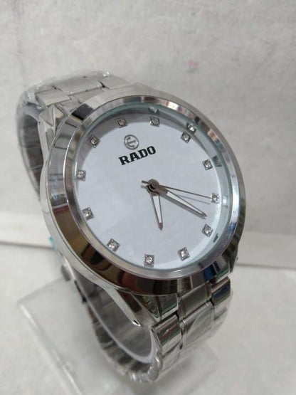 Rado Men’s Formal Wrist Watch with Stainless Steel Chain