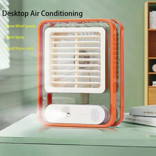 Rechargeable Mini Mist Air Cooler Fan